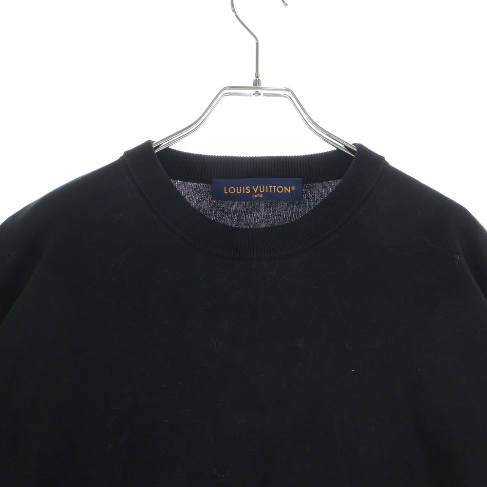 LOUIS VUITTON(ルイヴィトン) 25AW モノグラム グラディエント エンベリッシュド半袖Tシャツ カットソーブラック RM252MV AUR HTN03W