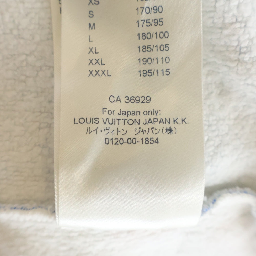 LOUIS VUITTON(ルイヴィトン) 21SS モノグラムウォーターカラージャイアントクルーネックスウェット モノグラムプリント トレーナー ホワイト RM211V AU4 HLY02W