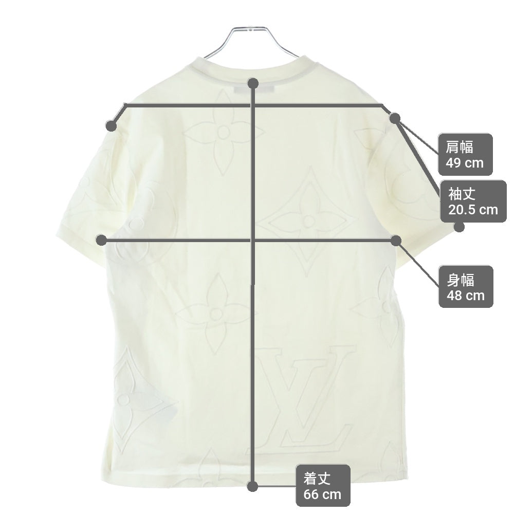 LOUIS VUITTON(ルイヴィトン) ジャンボモノグラム クルーネック 半袖Tシャツ ホワイト RM251M9 NPG HSY08W