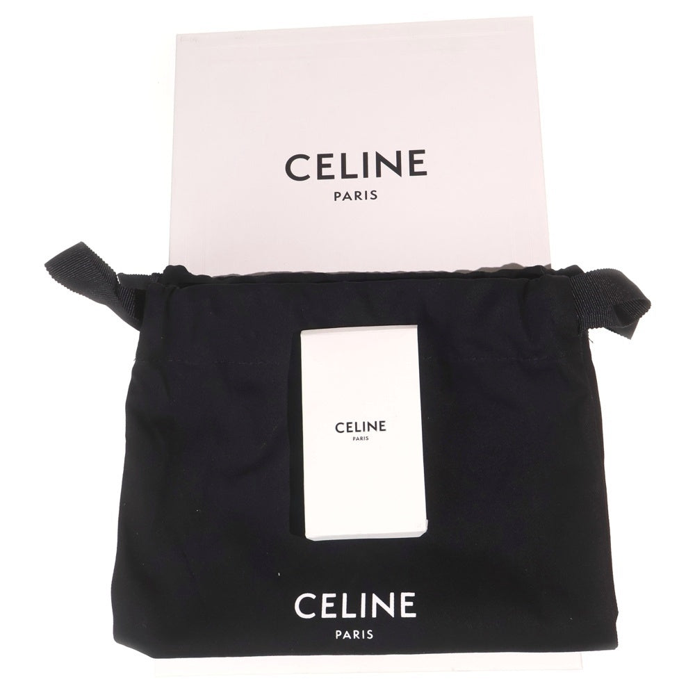 CELINE(セリーヌ) ブロックウェッジアウトソール レザー ローカットシューズ スニーカー ホワイト レディース