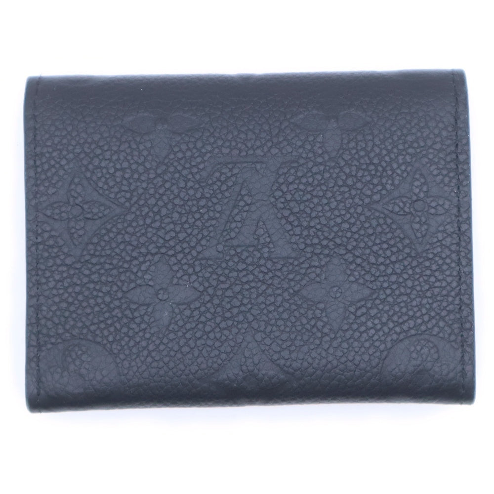 LOUIS VUITTON(ルイヴィトン) モノグラムアンプラント アンヴェロップ・カルト ドゥ ヴィジット カードケース 名刺入れ ブラック レザー M58456 ゴールド金具 レディース
