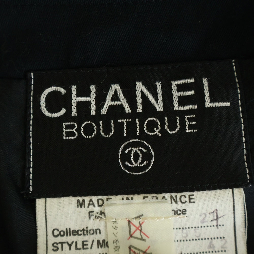 CHANEL(シャネル) ココボタン コットンジャケット ブラック レディース