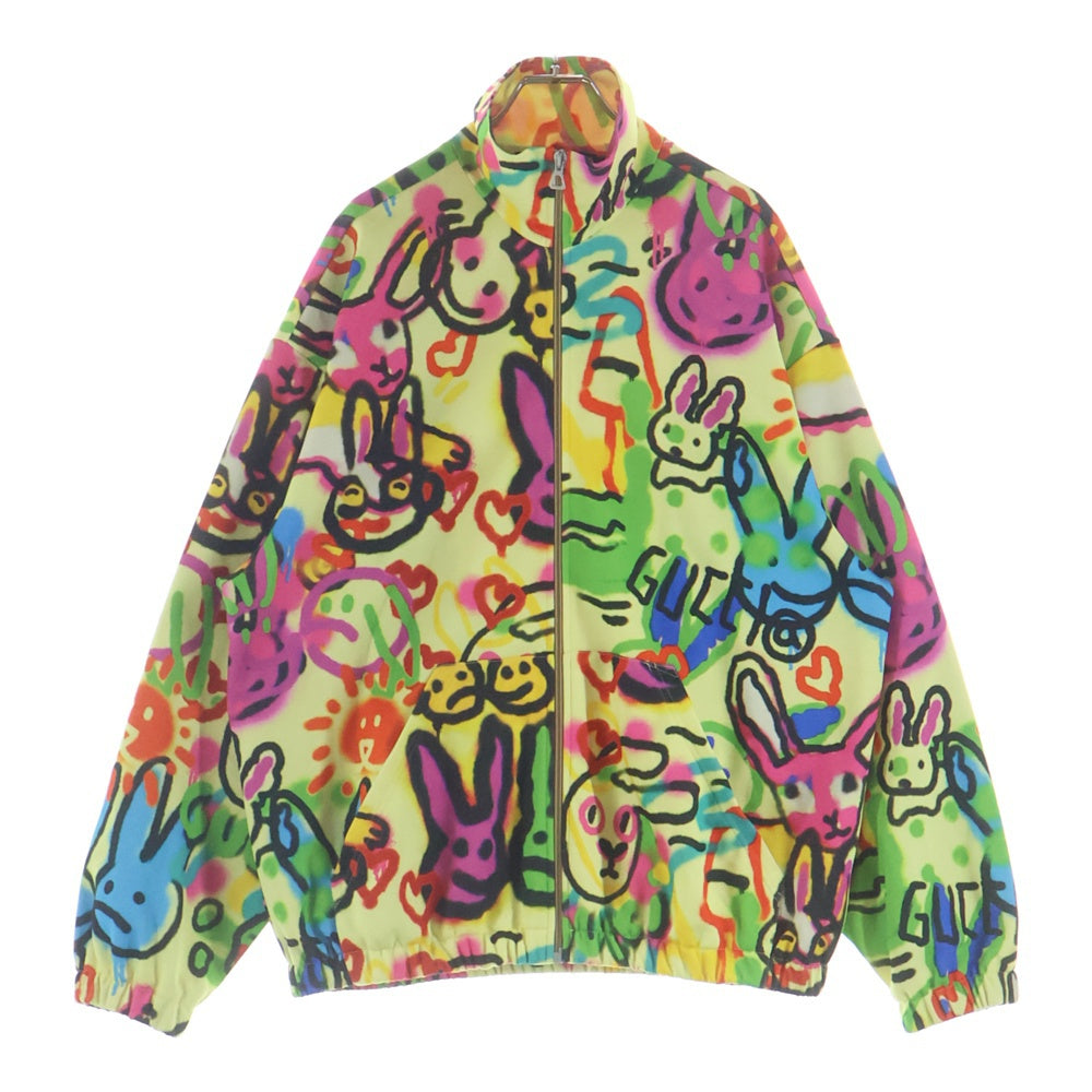 GUCCI(グッチ) DANS LE VENT BUNNY バニー ジップアップ トラックジャケット マルチカラー 714464 XJE4P