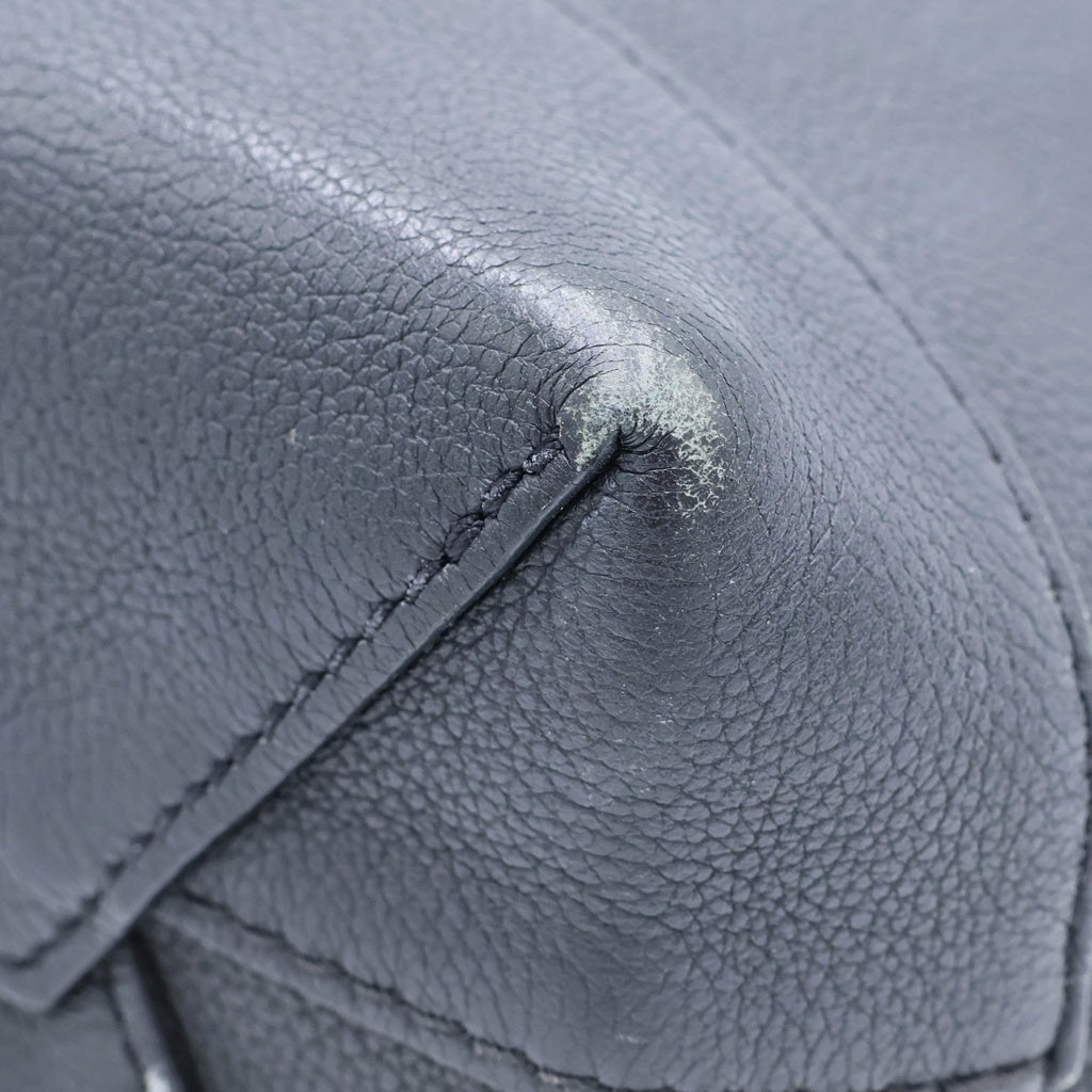 LOUIS VUITTON(ルイヴィトン) ロックミー バックパックミニ リュックサック バックパック ブラック レザー M54573 ゴールド金具 レディース