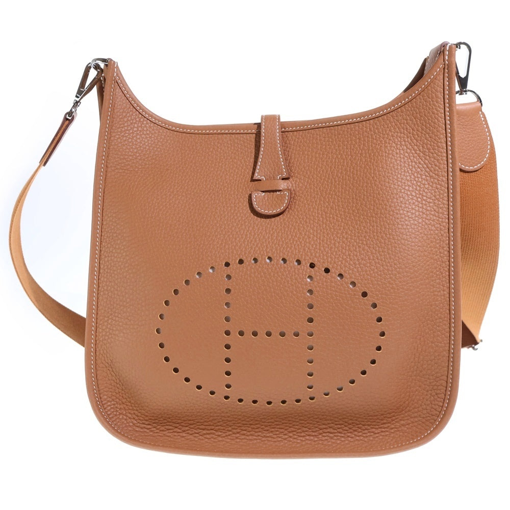 HERMES(エルメス) エブリン3 PM ゴールド トリヨン ゴールド金具 ショルダーバッグ K刻印 レディース