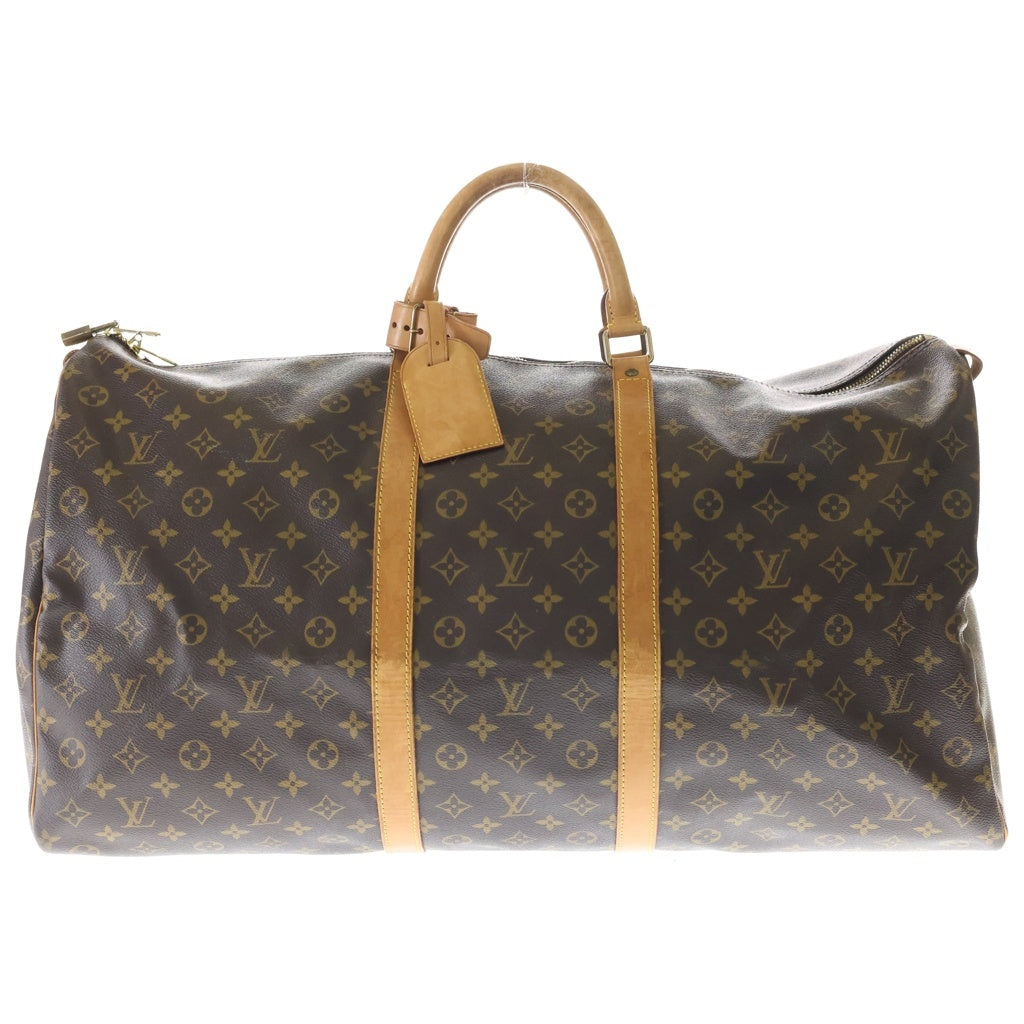 LOUIS VUITTON(ルイヴィトン) モノグラム キーポル60 トラベルバッグ ハンドバッグ ボストンバッグ ブラウン レザー M41422 ゴールド金具
