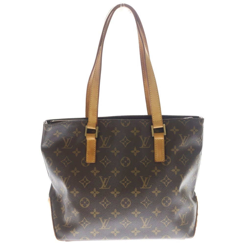 LOUIS VUITTON(ルイヴィトン) カバピアノ モノグラム PVC レザー ハンド トートバッグ ゴールド金具 ブラウン M51148 レディース