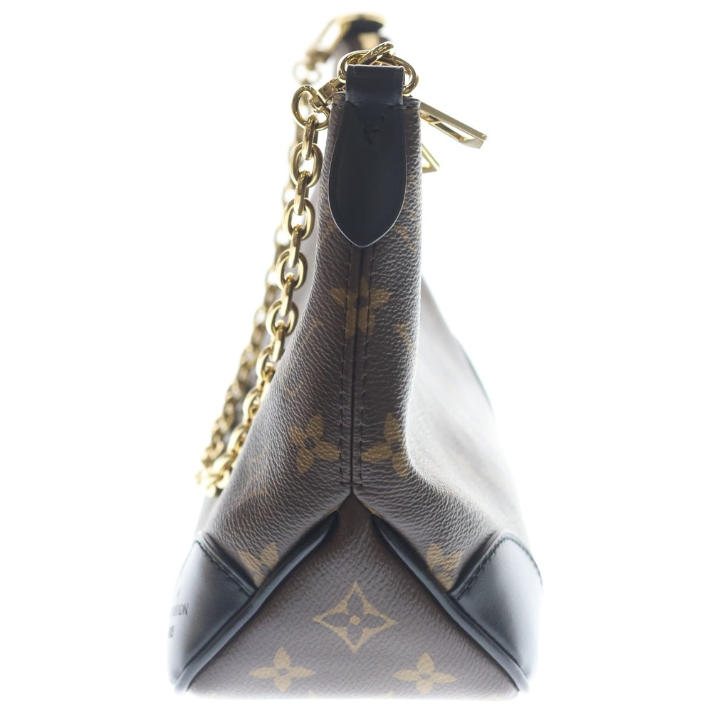 LOUIS VUITTON(ルイヴィトン) ブーローニュNM モノグラム PVC レザー 2WAY チェーン ショルダーバッグ ゴールド金具 ブラウン M45831 レディース