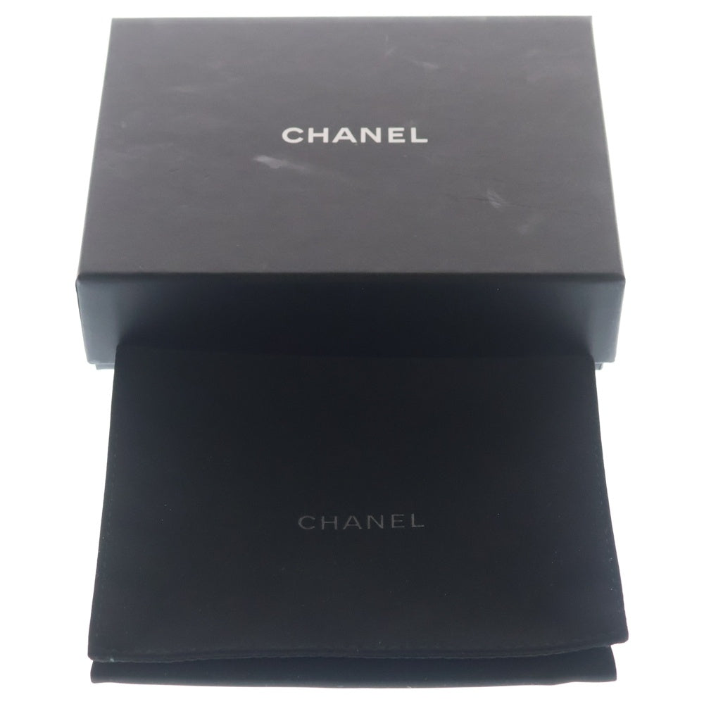 CHANEL(シャネル) マトラッセ チェーンウォレット ミニ財布 ブラック キャビア ゴールド金具 レディース