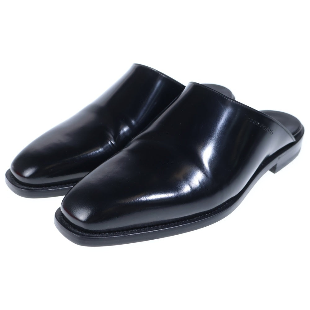 FERRAGAMO(フェラガモ) ミュール ブラック レザー スリッポン 0760485