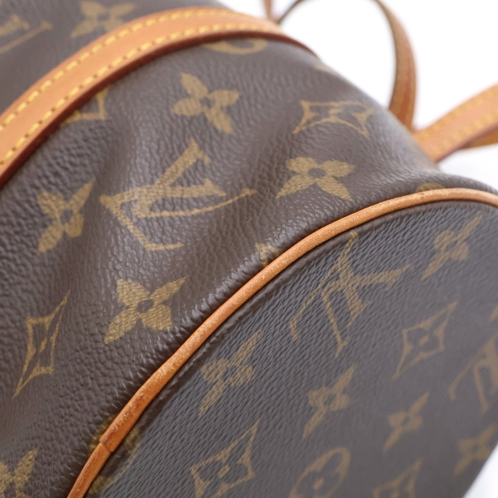 LOUIS VUITTON(ルイヴィトン) モノグラム パピヨン30 ハンドバッグ ブラウン PVCレザー M51385 ゴールド金具 レディース