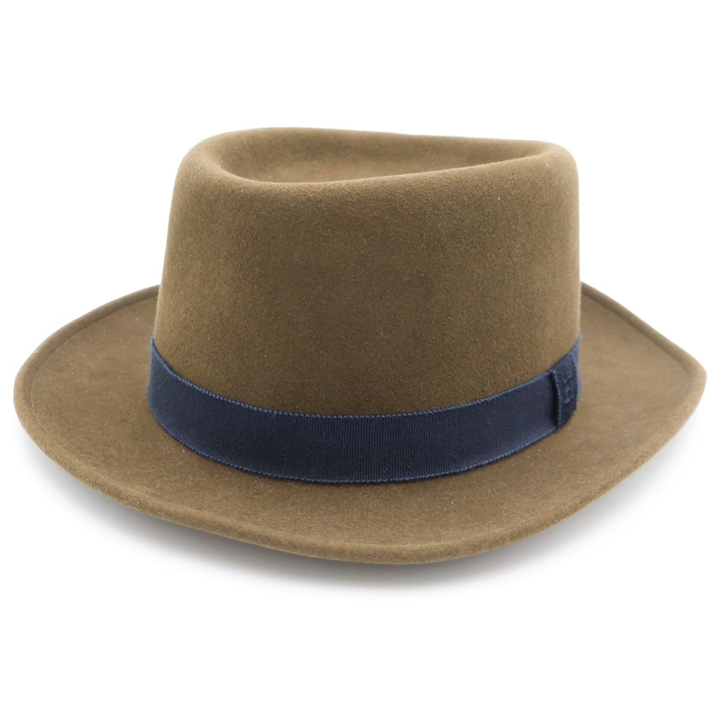 HERMES(エルメス) Hロゴ ウール フェルト ハット 帽子 オリーブ