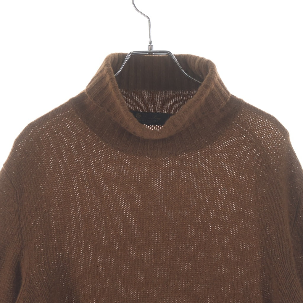 Loro Piana(ロロピアーナ) タートルネックセーター ブラウン カシミヤ