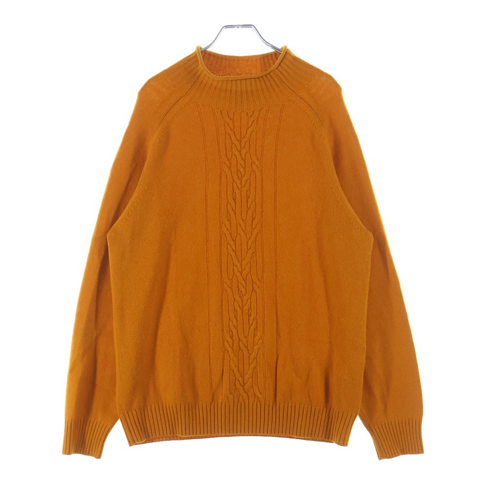 Loro Piana(ロロピアーナ) タートルネックセーター オレンジ カシミヤ×シルク