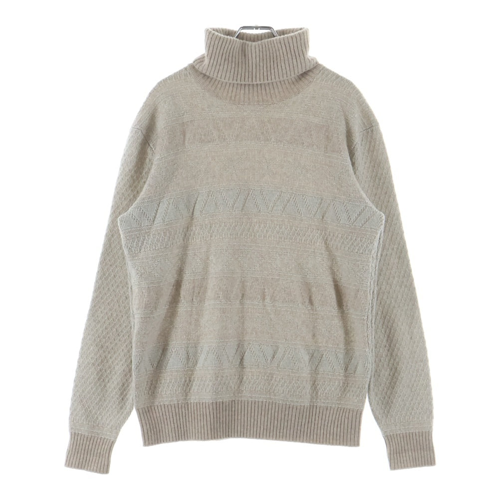 Loro Piana(ロロピアーナ) タートルネックセーター グレージュ カシミヤ×シルク