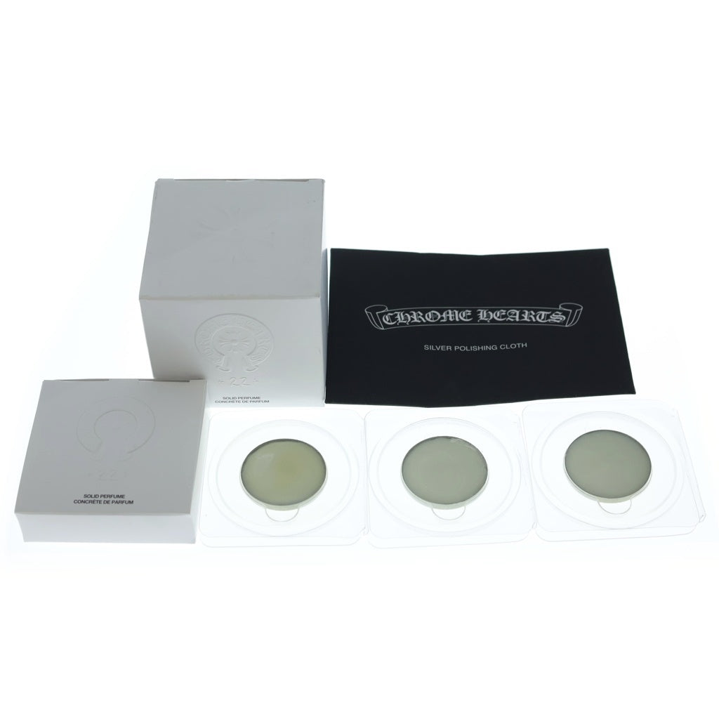 CHROME HEARTS(クロムハーツ) SOLID PERFUME 22 ソリッドパフューム クロスボール 練り香水 シルバー