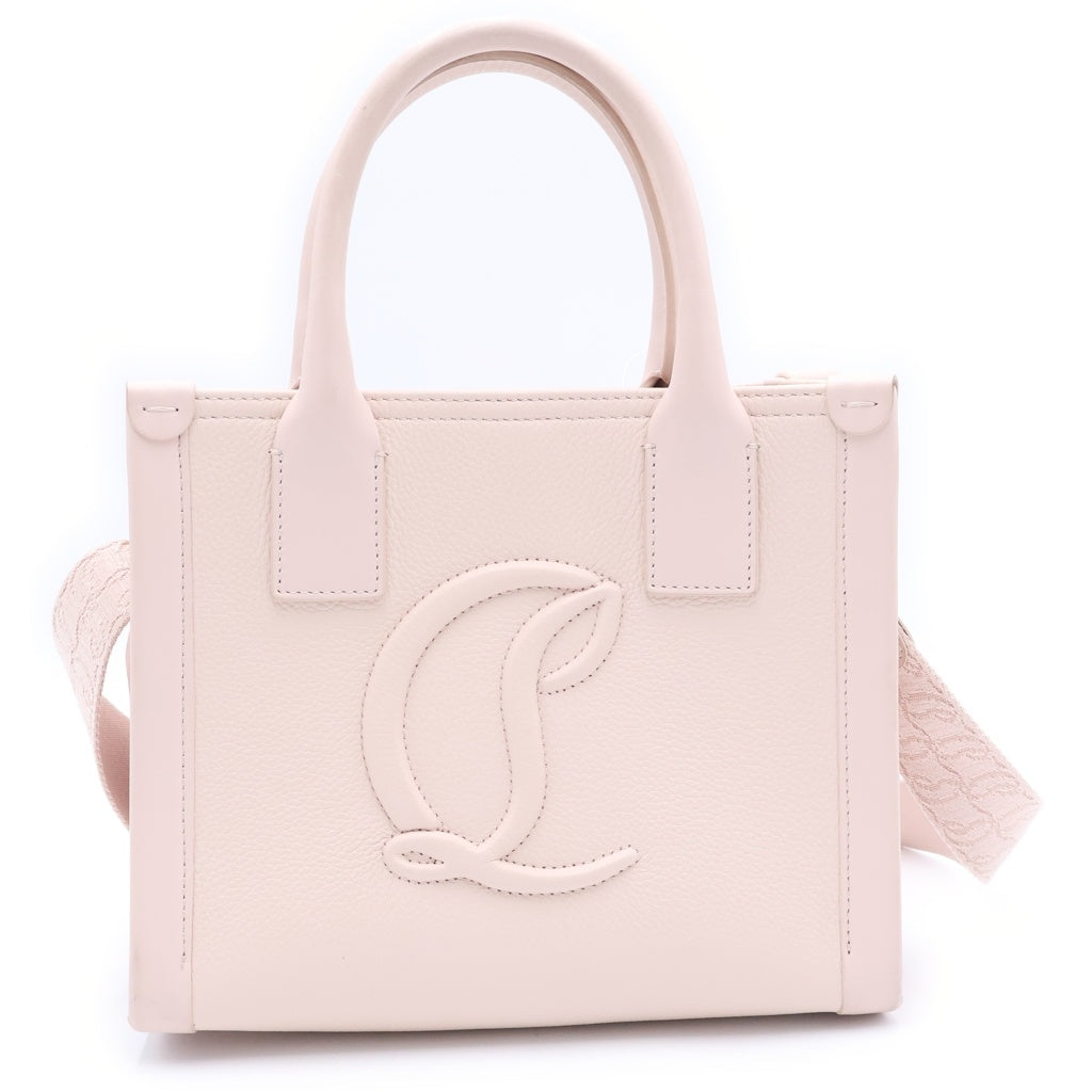 CHRISTIAN LOUBOUTIN(クリスチャンルブタン) バイマイサイド レザー 2WAY ショルダー ハンドバッグ ホワイト レディース