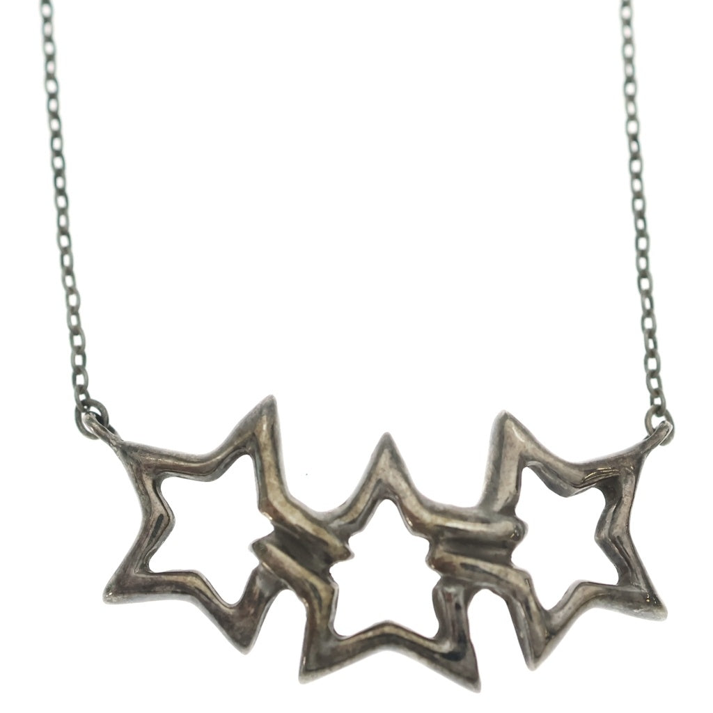 TIFFANY & Co.(ティファニー) トリプルスター ネックレス ペンダント チェーン 925 シルバー レディース