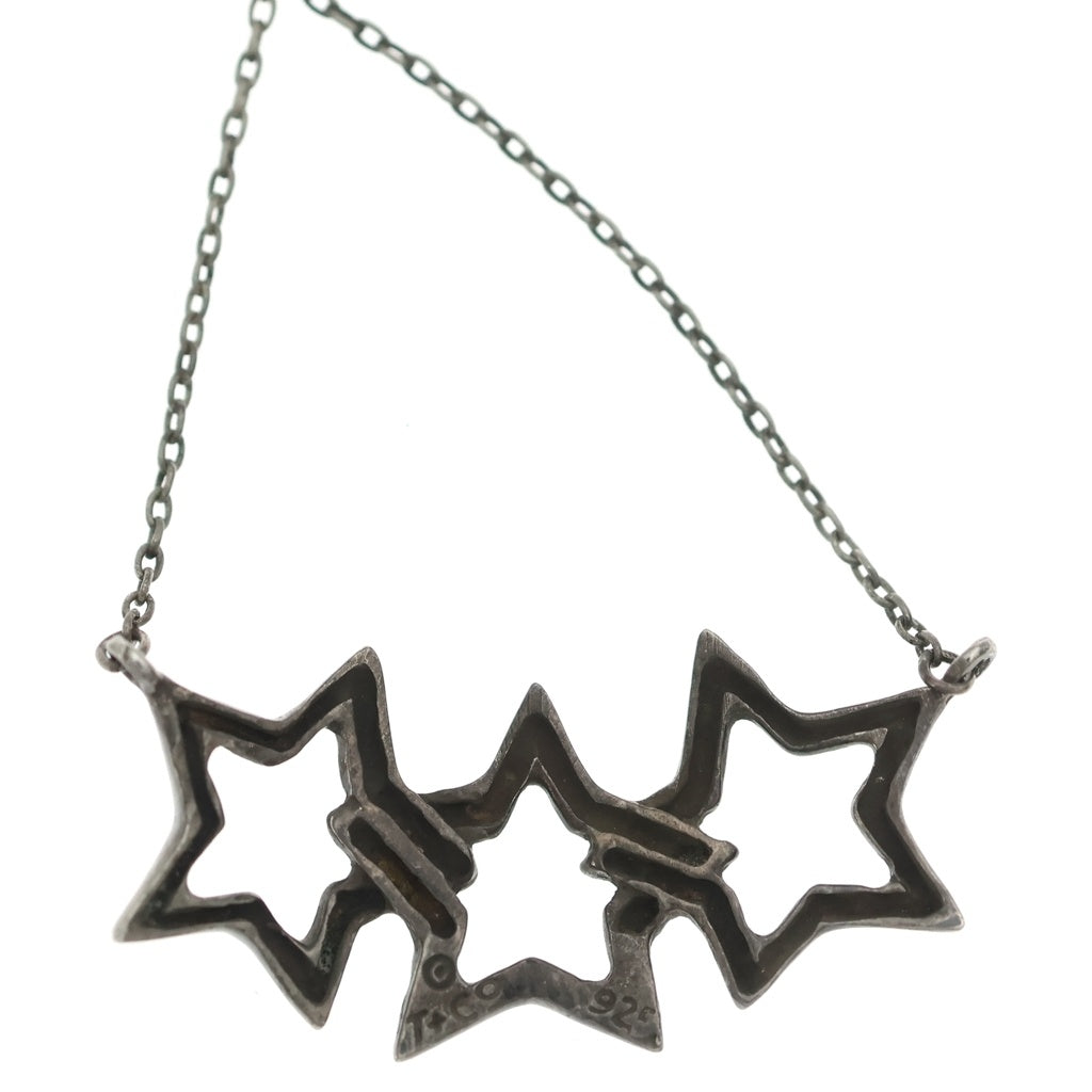 TIFFANY & Co.(ティファニー) トリプルスター ネックレス ペンダント チェーン 925 シルバー レディース