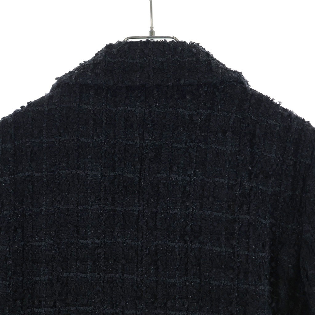 CHANEL(シャネル) ココボタン P71 ツイードジャケット ブラック ウール ナイロン P71905V63459 レディース