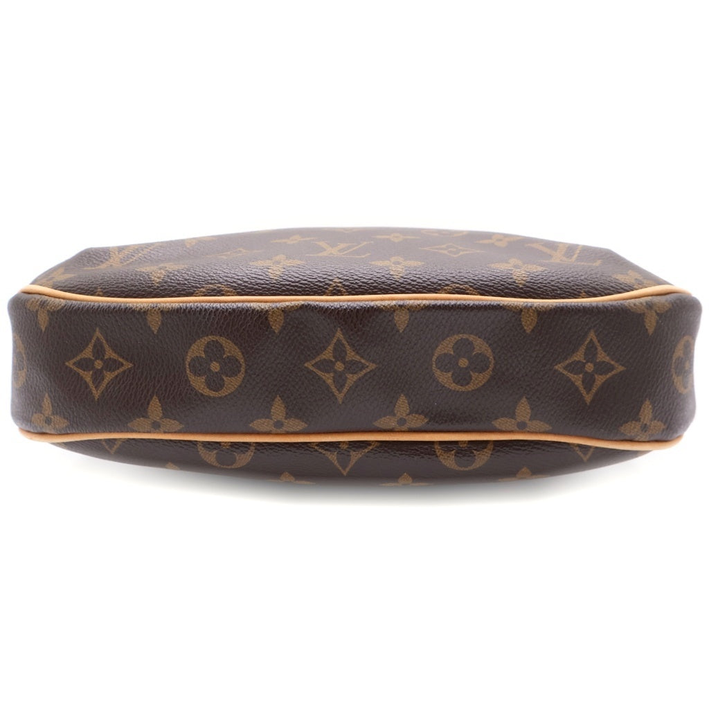LOUIS VUITTON(ルイヴィトン) ■モノグラム オデオンPM ショルダーバッグ 茶 レザー M56390 CA1182 レディース