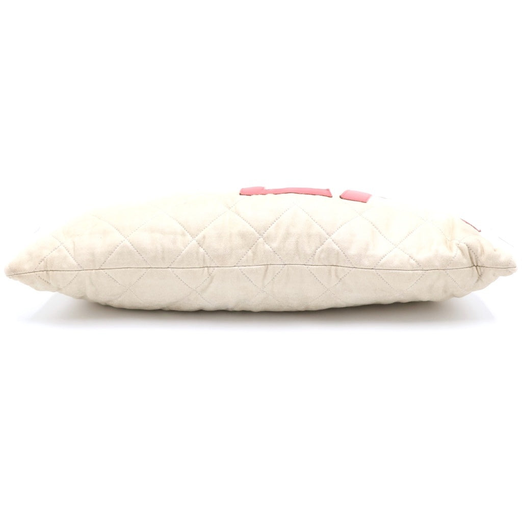 CHANEL(シャネル) クルーズライン LA ワイルドステッチ ワンショルダーバッグ トートバッグ レッド×アイボリー コットン×レザー シルバー金具 レディース