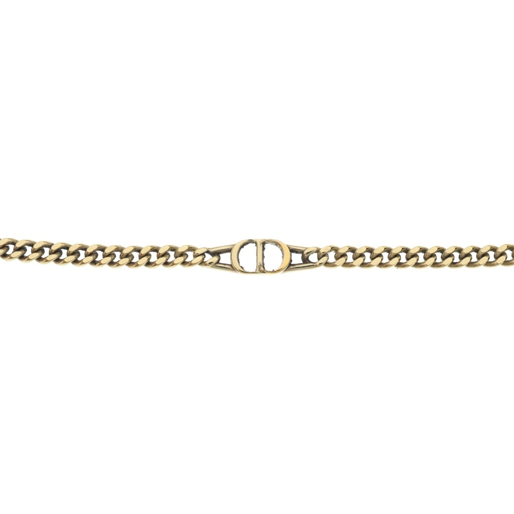 Christian Dior(クリスチャンディオール) DIOR CD ICON チェーンリンク ネックレス ゴールド Ag925 レディース