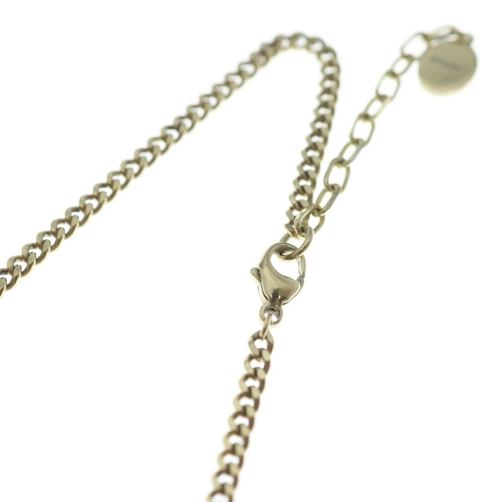 Christian Dior(クリスチャンディオール) DIOR CD ICON チェーンリンク ネックレス ゴールド Ag925 レディース