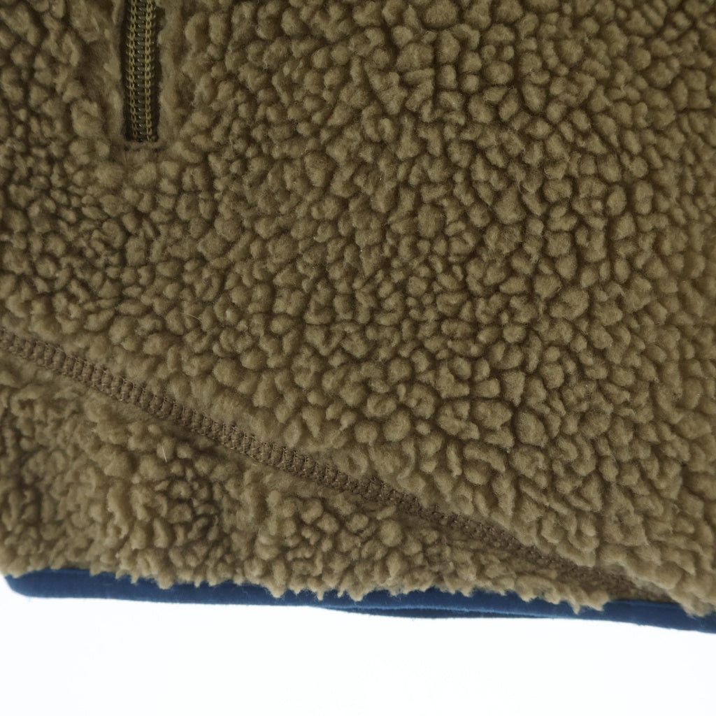 PATAGONIA(パタゴニア) 17AW クラシック レトロX ボアフリース ジップアップ ベスト ベージュ/ブルー STY23048FA17