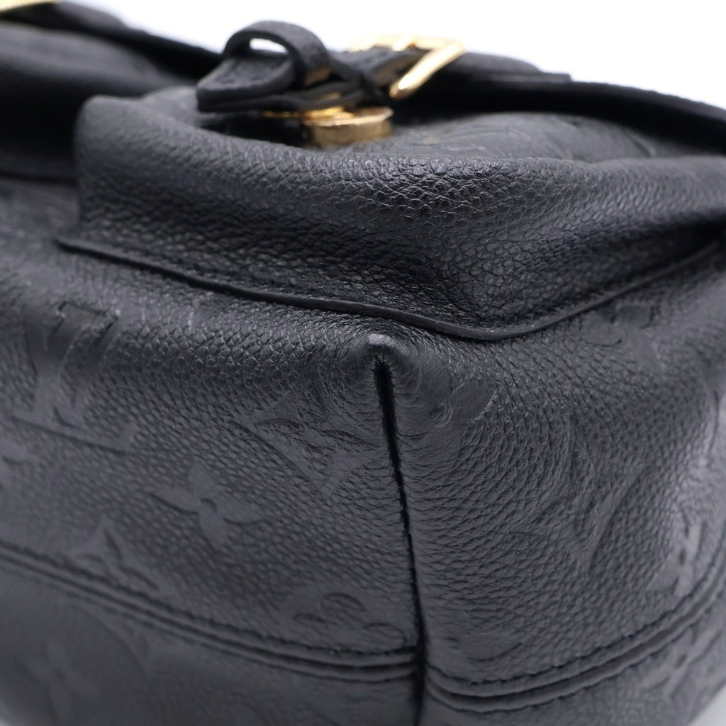 LOUIS VUITTON(ルイヴィトン) モノグラム・アンプラント バックアップ リュックサック バックパック ブラック レザー M47072 ゴールド金具 レディース