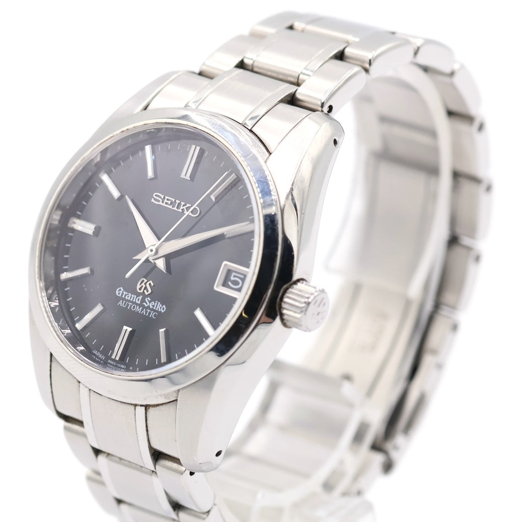 GRAND SEIKO(グランドセイコー) メカニカル デイト 黒文字盤 ステンレス オートマ SBGR053/9S65-00B0 240264