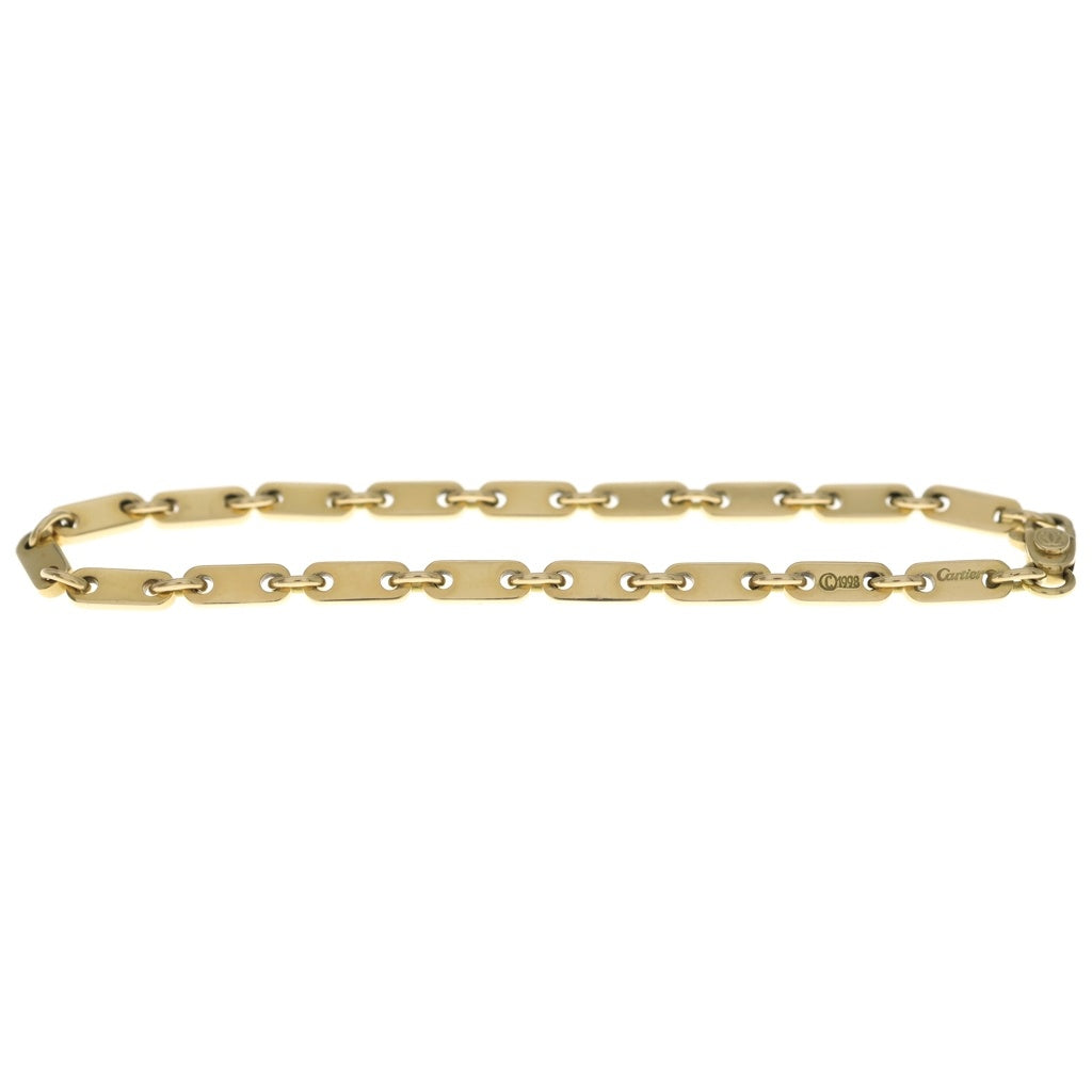 Cartier(カルティエ) フィガロ ブレスレット 750 YG イエローゴールド レディース
