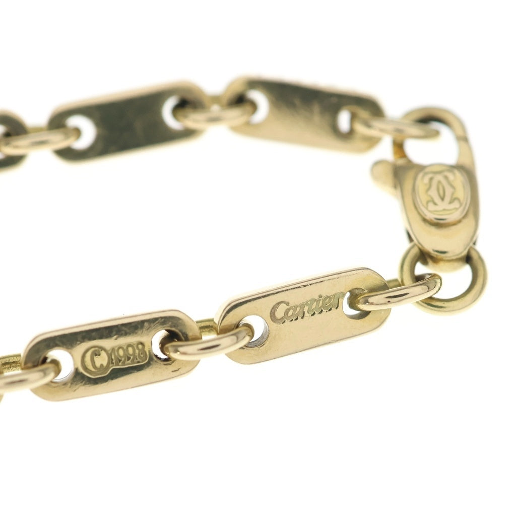 Cartier(カルティエ) フィガロ ブレスレット 750 YG イエローゴールド レディース
