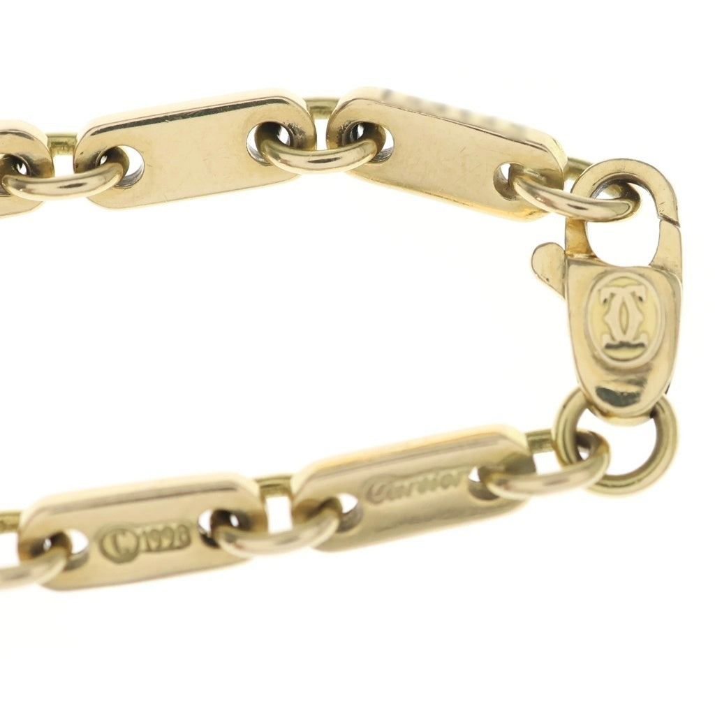 Cartier(カルティエ) フィガロ ブレスレット 750 YG イエローゴールド レディース