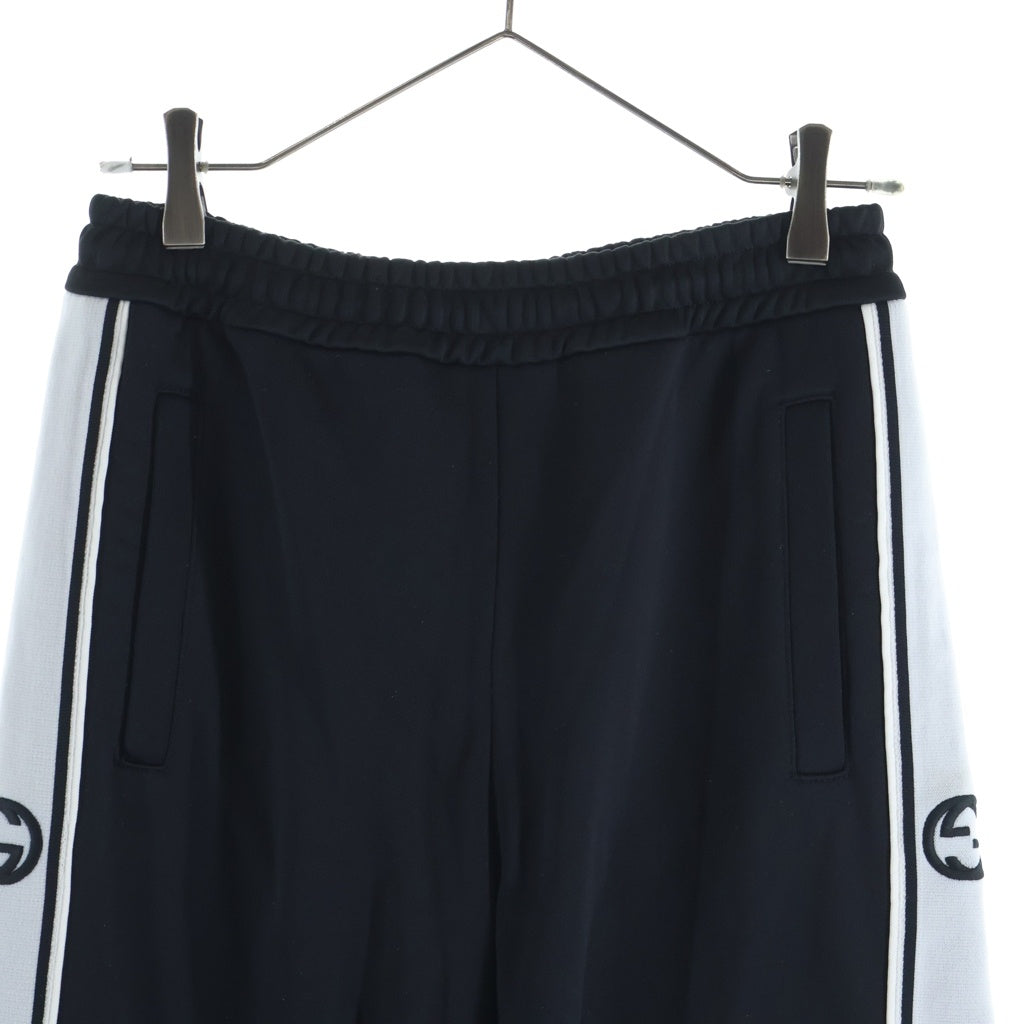 GUCCI(グッチ) サイドライントラックパンツ ブラック ポリエステル #XS 773037 X1F7U レディース