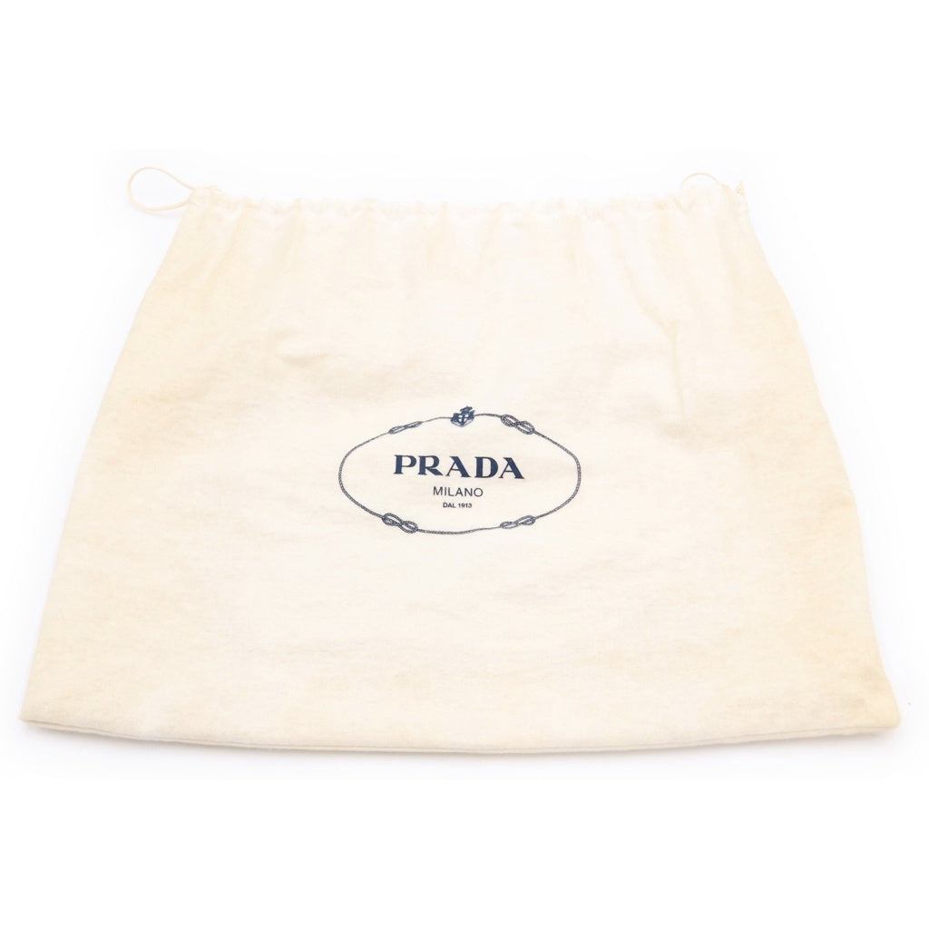 PRADA(プラダ) ハンドバッグ ベージュ/ブラウン レザー×パテント サフィアーノ B10327 レディース