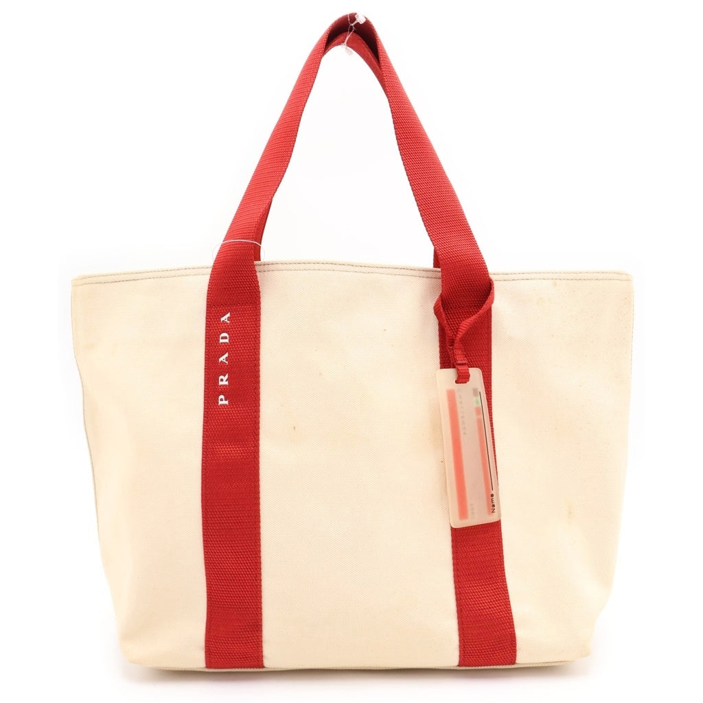 PRADA SPORT(プラダ スポーツ) プラダスポーツ トートバッグ ハンドバッグ ベージュ キャンバス