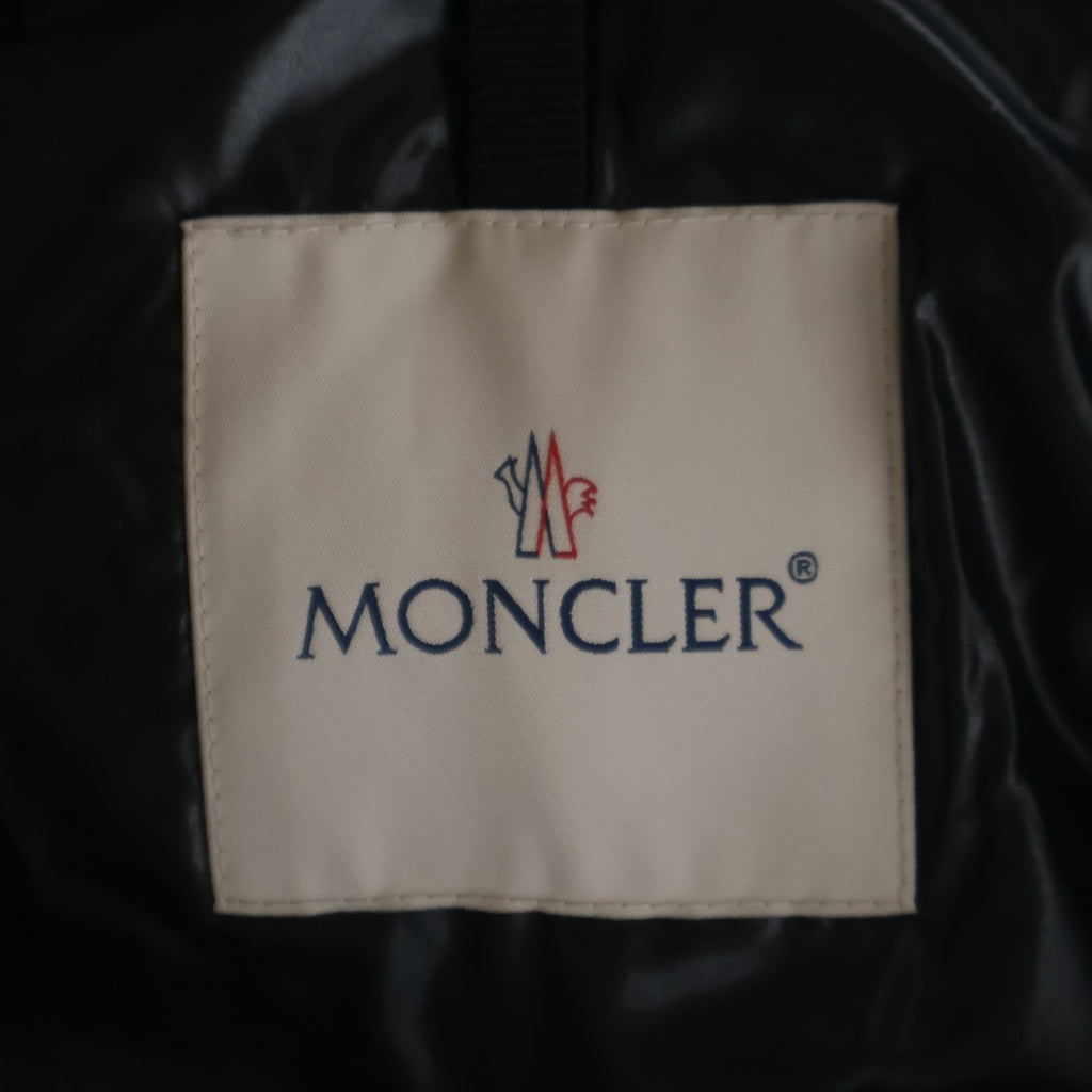 MONCLER(モンクレール) 19AW MONTCLA モンクラ ロゴ刺繍 フーデッド ダウンジャケット ブラック E20914194385