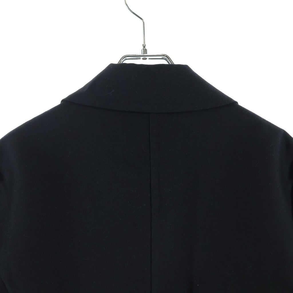 Christian Dior(クリスチャンディオール) ショートウールトレンチコート ダブル ウールギャバジン ブラック 540V41A1610 レディース