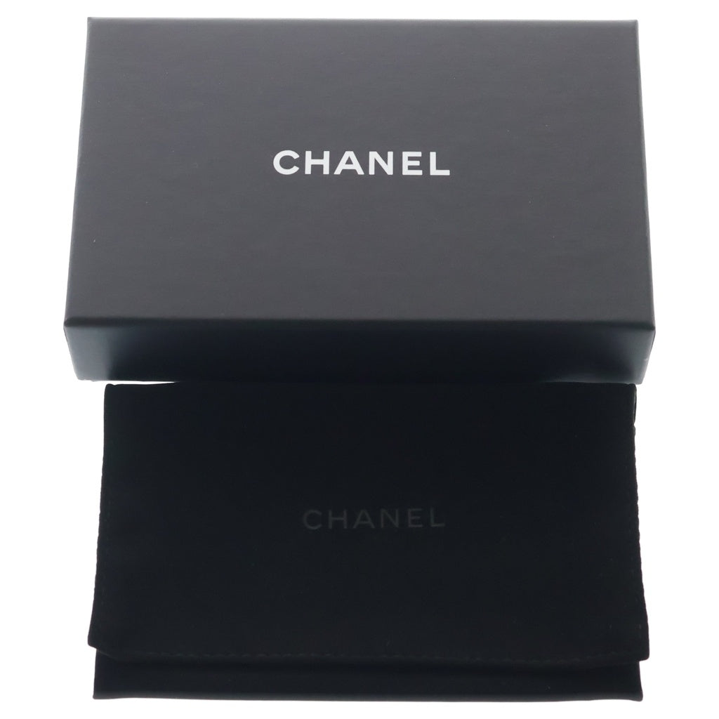 CHANEL(シャネル) マトラッセ キャビアスキン レザー コインパース ケース コンパクトウォレット 財布 ゴールド金具 ブラック レディース