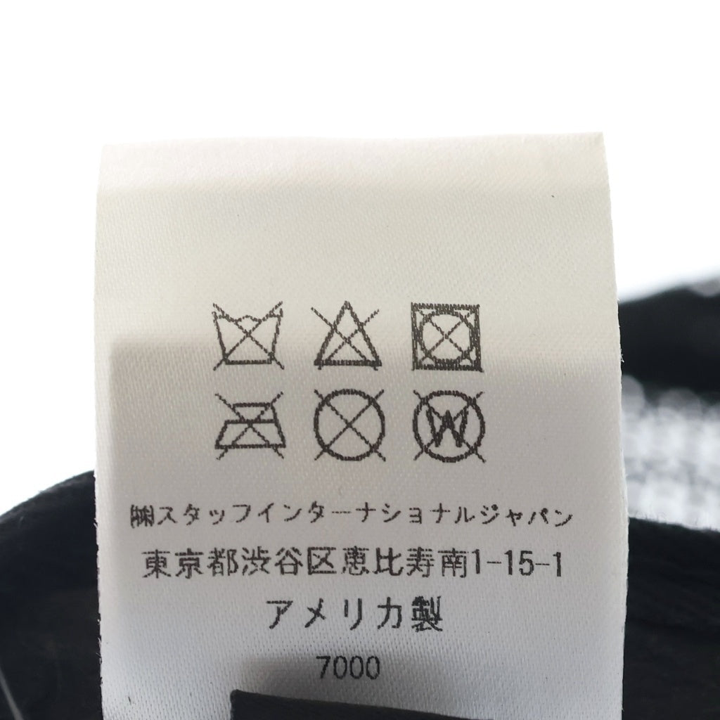 AMIRI(アミリ) 刺繍ロゴキャップ ブラック