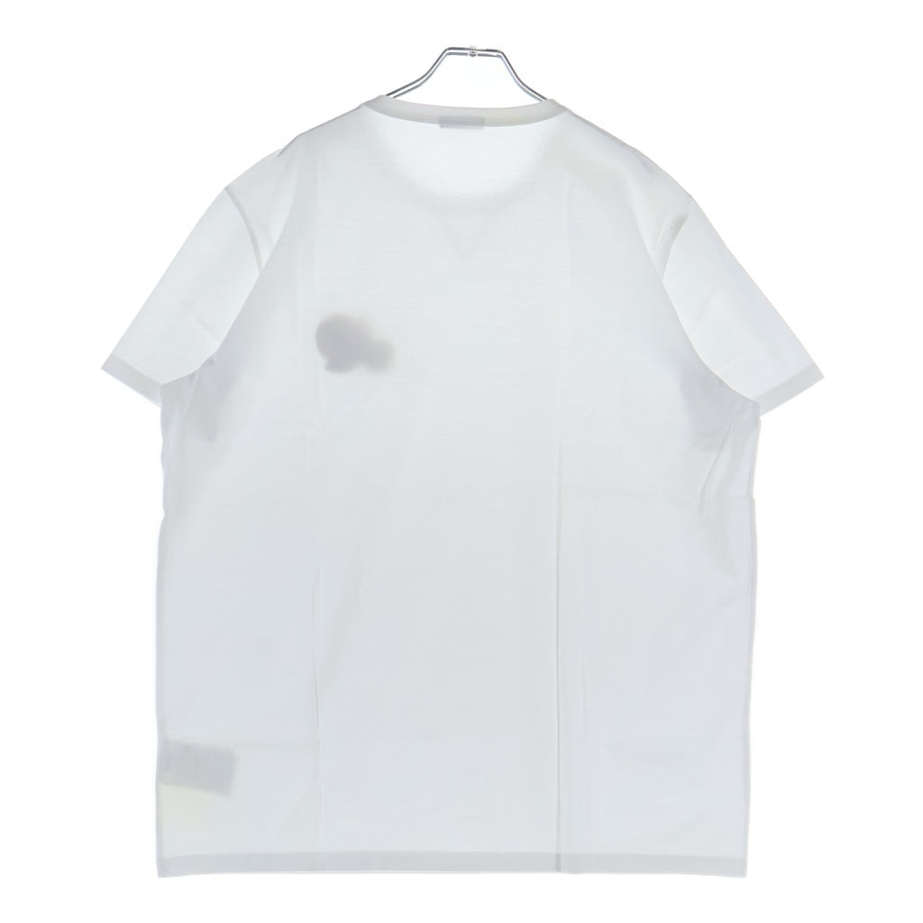MONCLER(モンクレール) 18SS ダブワッペンロゴ クルーネック 半袖Tシャツ カットソー ホワイト D10918032500