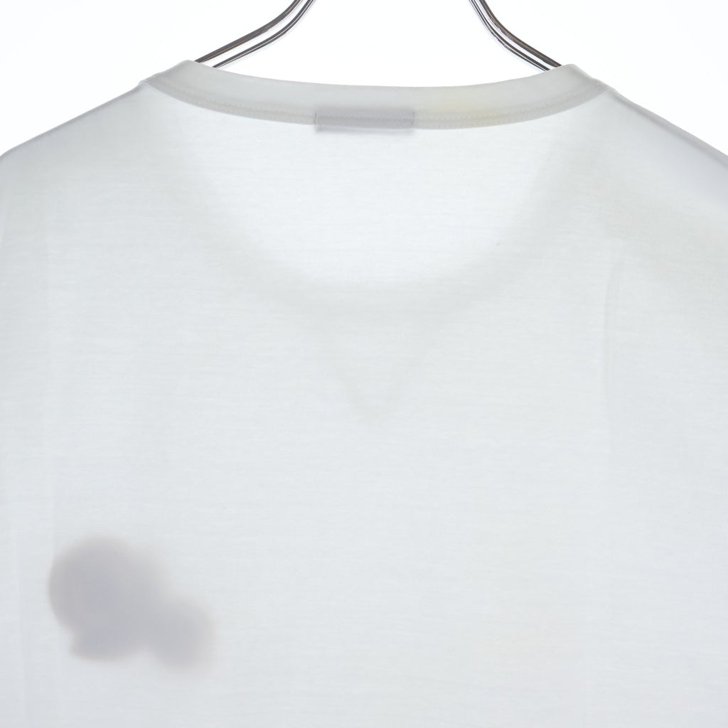MONCLER(モンクレール) 18SS ダブワッペンロゴ クルーネック 半袖Tシャツ カットソー ホワイト D10918032500