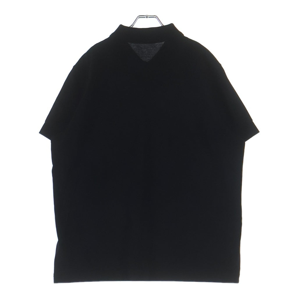 MONCLER(モンクレール) ×FRAGMENT フラグメント ワッペンロゴ 半袖ポロシャツ ブラック E109U8300350