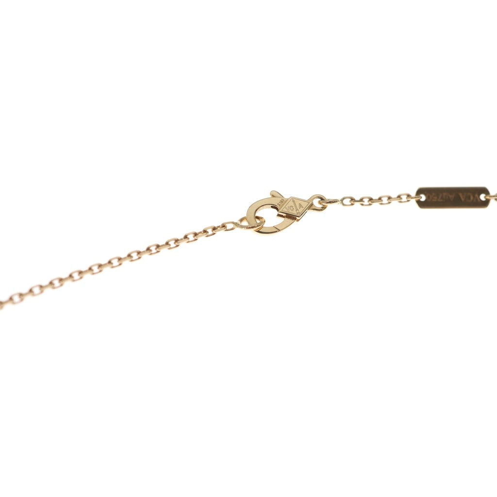 Van Cleef & Arpels(ヴァンクリーフアンドアーペル) ヴィンテージアルハンブラ グレーマザーオブパール K18PG 750 ネックレス VCARP4KK00 ピンクゴールド レディース