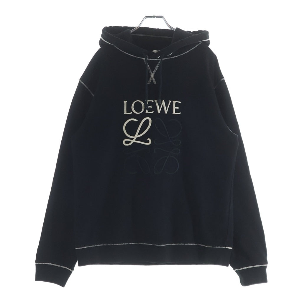 LOEWE(ロエベ) アナグラム ロゴ刺繍 プルオーバー スウェットパーカー 