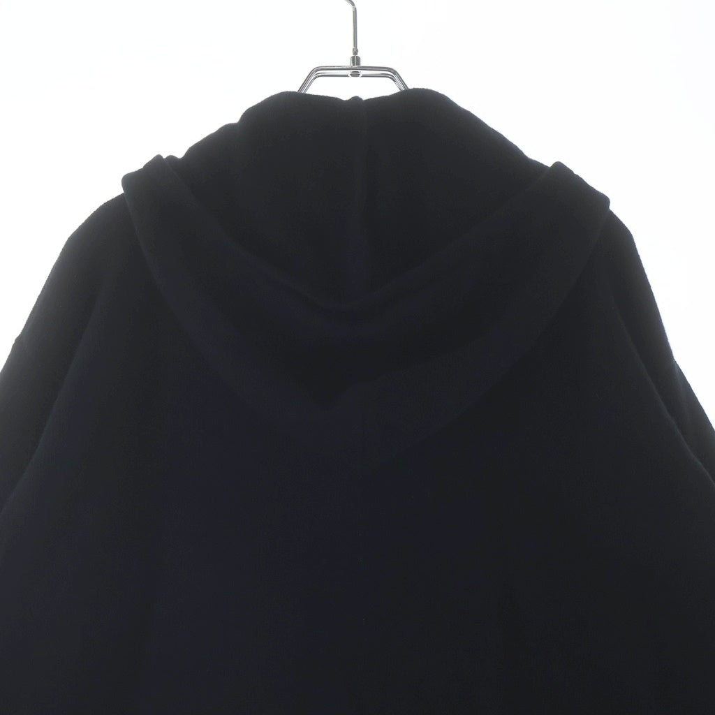 LOEWE(ロエベ) アナグラム ジップアップ パーカー ブラック ウール #L レディース