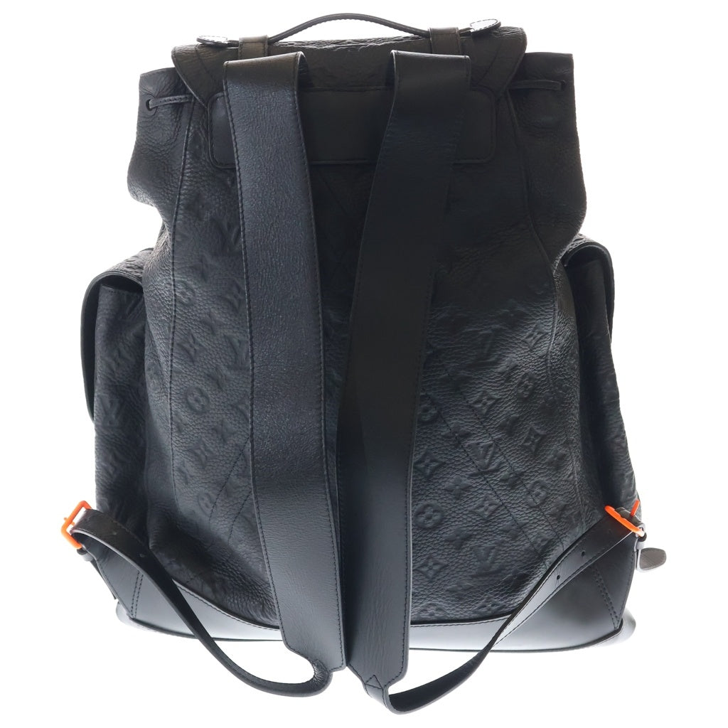 LOUIS VUITTON(ルイヴィトン) 19SS ヴァージル期 トリヨン モノグラム クリストファーGM バックパック リュック レザー RFID ブラック M53285