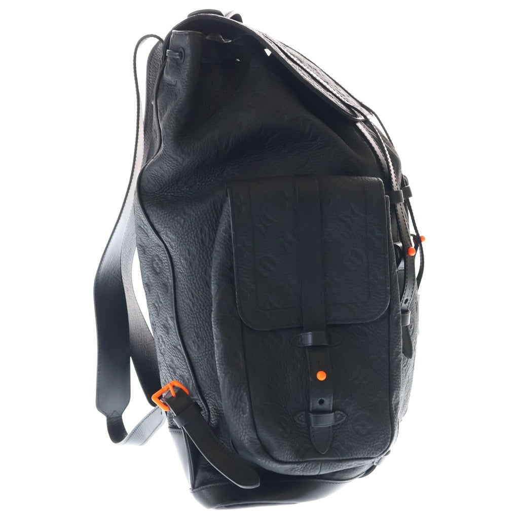 LOUIS VUITTON(ルイヴィトン) 19SS ヴァージル期 トリヨン モノグラム クリストファーGM バックパック リュック レザー RFID ブラック M53285