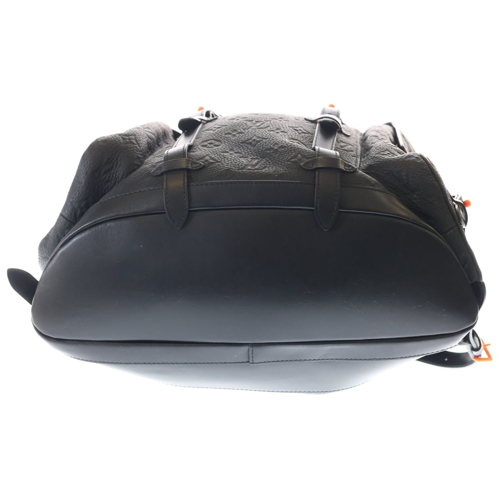 LOUIS VUITTON(ルイヴィトン) 19SS ヴァージル期 トリヨン モノグラム クリストファーGM バックパック リュック レザー RFID ブラック M53285